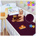 Bey Bee Waterproof Mattress Protector Sheet for Babies and Adults (140cm X 100cm) Large Plum thumbnail