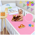 Bey Bee Waterproof Mattress Protector Dry Sheet for Babies and Adults (200cm X 140cm) Sheet XL Pink thumbnail
