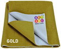 Bey Bee Waterproof Mattress Protector Dry Sheet for Babies and Adults (200cm X 140cm) Sheet XL Golden thumbnail