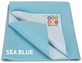 Bey Bee Waterproof Mattress Protector Dry Sheet for Babies and Adults (200cm X 140cm) Sheet XL Sea Blue thumbnail