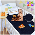 Bey Bee Waterproof Mattress Protector Sheet for Babies and Adults (140cm X 100cm) Large Navy Blue thumbnail