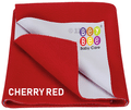 Bey Bee Waterproof Mattress Protector Sheet for Babies and Adults (140cm X 100cm) Large Red thumbnail