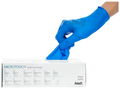 Ansell Micro-Touch Royal Blue Nitrile Glove Small thumbnail