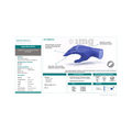 Ansell Micro-Touch Royal Blue Nitrile Glove Small thumbnail
