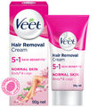 Veet 5 in 1 Skin Benefits Hair Removal Cream for Women Normal Skin thumbnail
