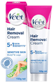 Veet 5 in 1 Skin Benefits Hair Removal Cream for Women Sensitive Skin thumbnail