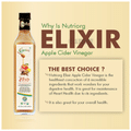 Nutriorg Organic Elixir (Apple Cider Vinegar with Honey, Garlic, Ginger, Lemon, Cinammon, Arjun Bark thumbnail