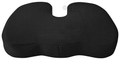 The White Willow Coccyx Orthopedic Seat Cushion Black Hard Foam thumbnail