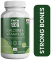 Tata 1mg Calcium + Vitamin D3, Zinc, Magnesium and Alfalfa Tablets for Joint Health & Immunity thumbnail