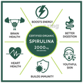 Carbamide Forte Certified Organic Spirulina 2000mg Vegetarian Tablet thumbnail