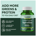 Carbamide Forte Certified Organic Spirulina 2000mg Vegetarian Tablet thumbnail