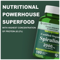 Carbamide Forte Certified Organic Spirulina 2000mg Vegetarian Tablet thumbnail