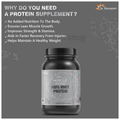 Dr. Morepen Muscle Food 100% Whey Protein Powder Double Chocolate Gluten Free thumbnail