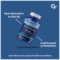 Carbamide Forte Cold Pressed Flaxseed Oil 1000mg with Omega 3,6 & 9 825mg Softgel Capsule thumbnail
