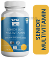 Tata 1mg Senior 50+ Multivitamin & Multimineral Immunity Booster Zinc, Vitamin C, Calcium, and Vitamin D Veg Tablet thumbnail
