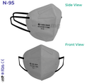 Care View Universal Grey CV1221 N95 FFP2 Certified Earloop with 6 Layers Filtration Protective Mask thumbnail