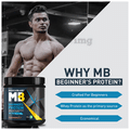 MuscleBlaze MB Beginner's Whey Protein Concentrate Powder Cookies & Cream thumbnail