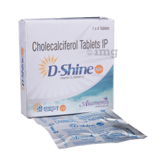 D Shine 60k Tablet Buy Strip Of 4 Tablets At Best Price In India 1mg