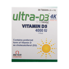 Ultra D3 4k Tablet Buy Strip Of 30 Tablets At Best Price In India 1mg