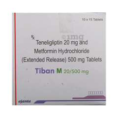 Tiban M 500mg Tablet Er View Uses Side Effects Price And Substitutes 1mg