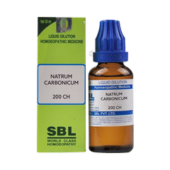 Sbl Natrum Carbonicum Dilution 200 Ch Buy Bottle Of 30 Ml Dilution At Best Price In India 1mg