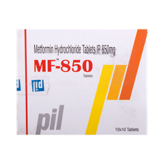 Mf 850 Tablet View Uses Side Effects Price And Substitutes 1mg