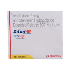 Ziten M 500mg mg Tablet Er View Uses Side Effects Price And Substitutes 1mg