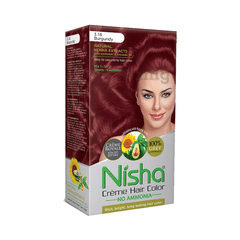 Nisha Creme Hair Color Burgundy Buy Box Of 120 Gm Cream At Best Price In India 1mg