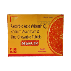 Maxcee Vitamin C Chewable Tablet Buy Strip Of 20 Chewable Tablets At Best Price In India 1mg