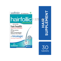 Wellman Hairfollic Hair Supplement Tablet Buy Box Of 30 Tablets At Best Price In India 1mg