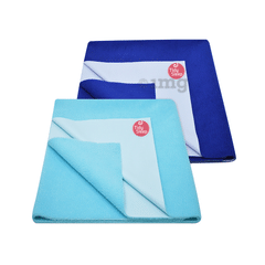 Tidy Sleep Water Proof Washable Baby Care Dry Sheet Bed Protector Small Baby Blue And Royal Blue Buy Packet Of 2 Sheets At Best Price In India 1mg