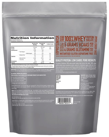Isopure Low Carb 100% Whey Protein Isolate Powder Dutch ...