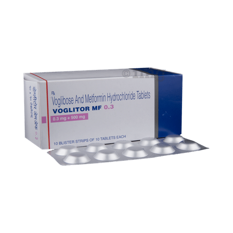 Voglitor Mf 0 3 Tablet View Uses Side Effects Price And Substitutes 1mg