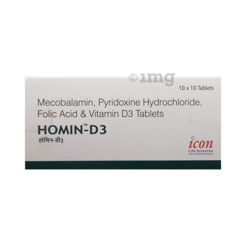 Homin D3 Tablet Buy Strip Of 10 Tablets At Best Price In India 1mg