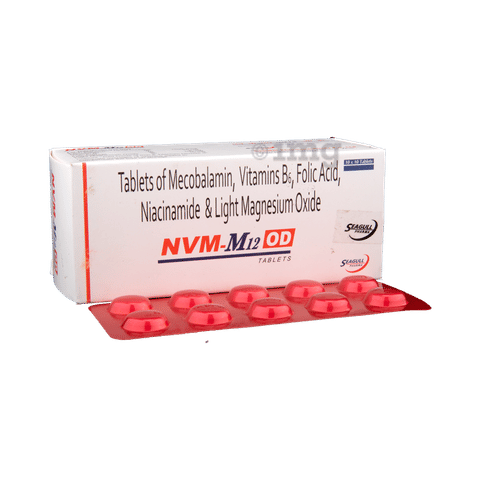 Nvm M12 Od Tablet Buy Strip Of 10 Tablets At Best Price In India 1mg