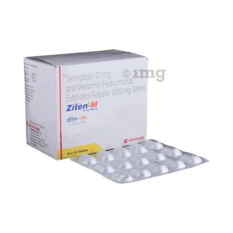 Ziten M 1000mg mg Tablet Er View Uses Side Effects Price And Substitutes 1mg
