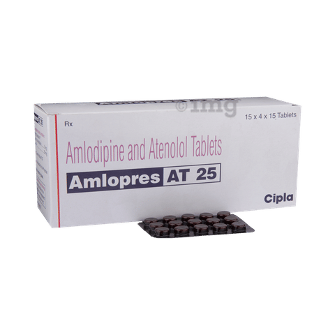 Amlopres At 25 Tablet View Uses Side Effects Price And Substitutes 1mg