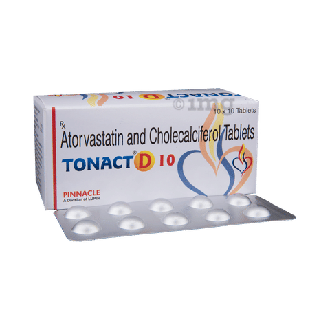 Tonact D 10 Tablet View Uses Side Effects Price And Substitutes 1mg
