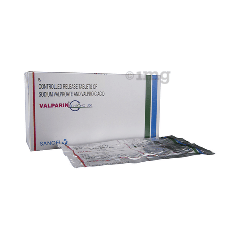 Valparin Chrono 500 Tablet Cr View Uses Side Effects Price And Substitutes 1mg