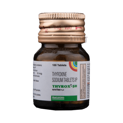Thyrox 50 Tablet View Uses Side Effects Price And Substitutes 1mg