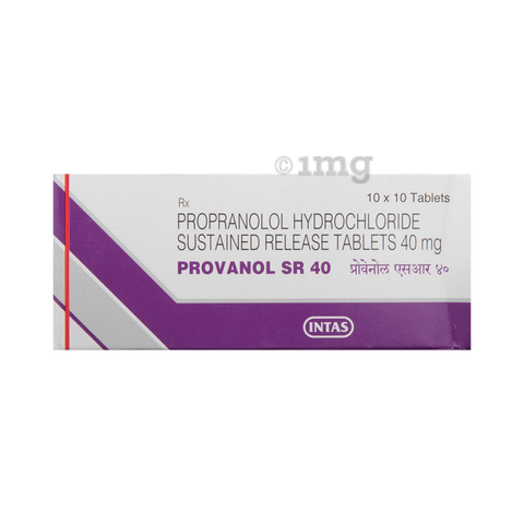 Provanol Sr 40 Tablet View Uses Side Effects Price And Substitutes 1mg