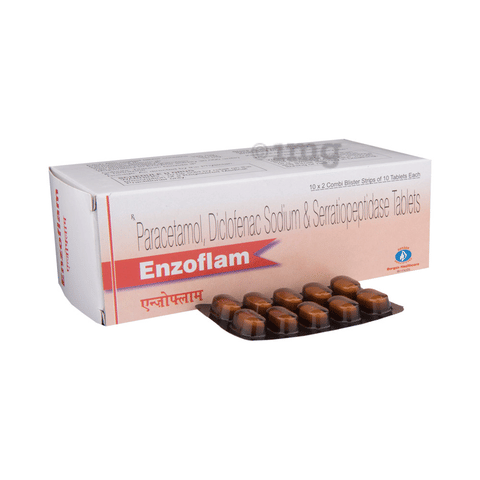 Enzoflam Tablet View Uses Side Effects Price And Substitutes 1mg