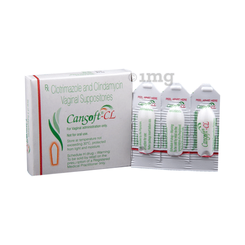 Cansoft Cl Vaginal Suppository View Uses Side Effects Price And Substitutes 1mg