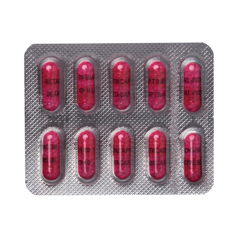 Betacap Tr 40 Capsule View Uses Side Effects Price And Substitutes 1mg
