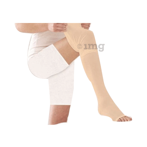 mid thigh compression socks