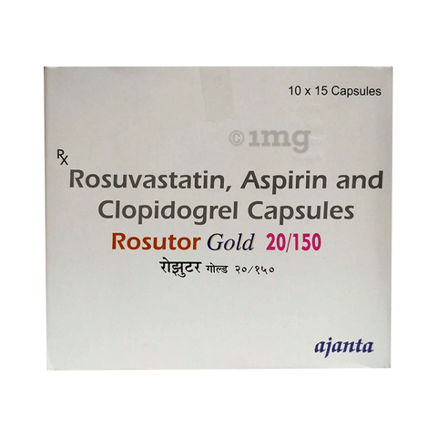 Rosutor Gold 20 150 Capsule View Uses Side Effects Price And Substitutes 1mg