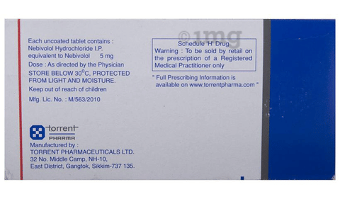 Nebicard 5 Tablet View Uses Side Effects Price And Substitutes 1mg