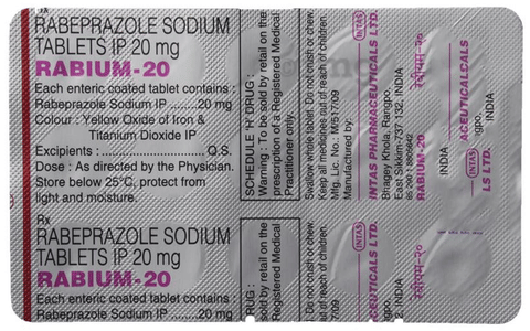 Rabium Tablet View Uses Side Effects Price And Substitutes 1mg