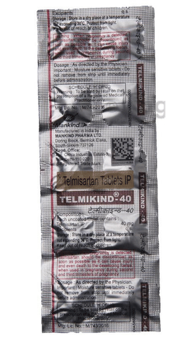 Telmikind 40 Tablet View Uses Side Effects Price And Substitutes 1mg
