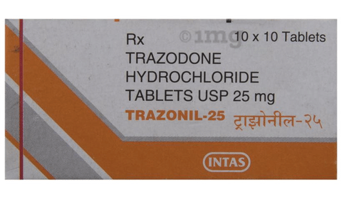 Trazonil 25 Tablet View Uses Side Effects Price And Substitutes 1mg